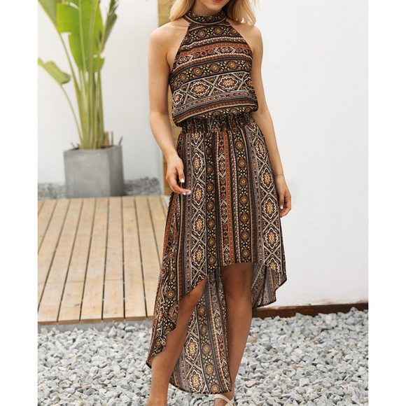 Bohemian Style High-low Dress - Picture 2 of 5